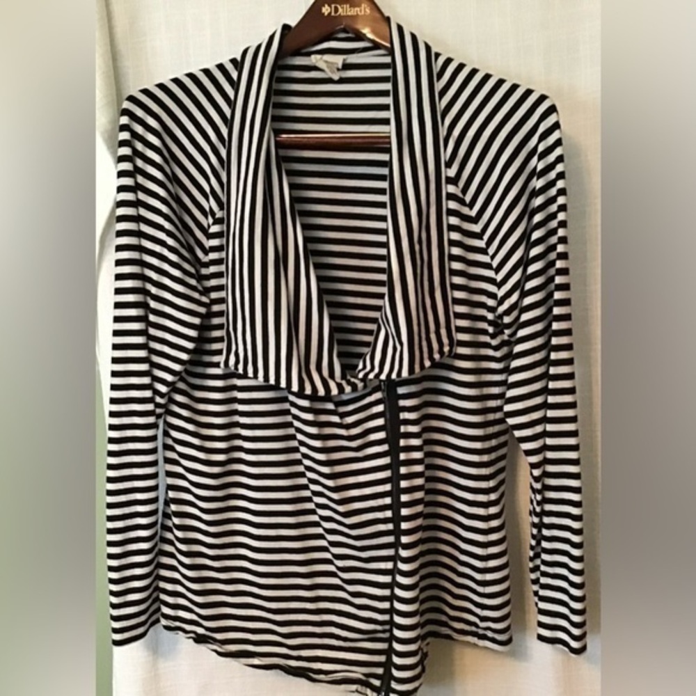 Andrea Jovine | Striped Moto Style‎ Cardigan XL